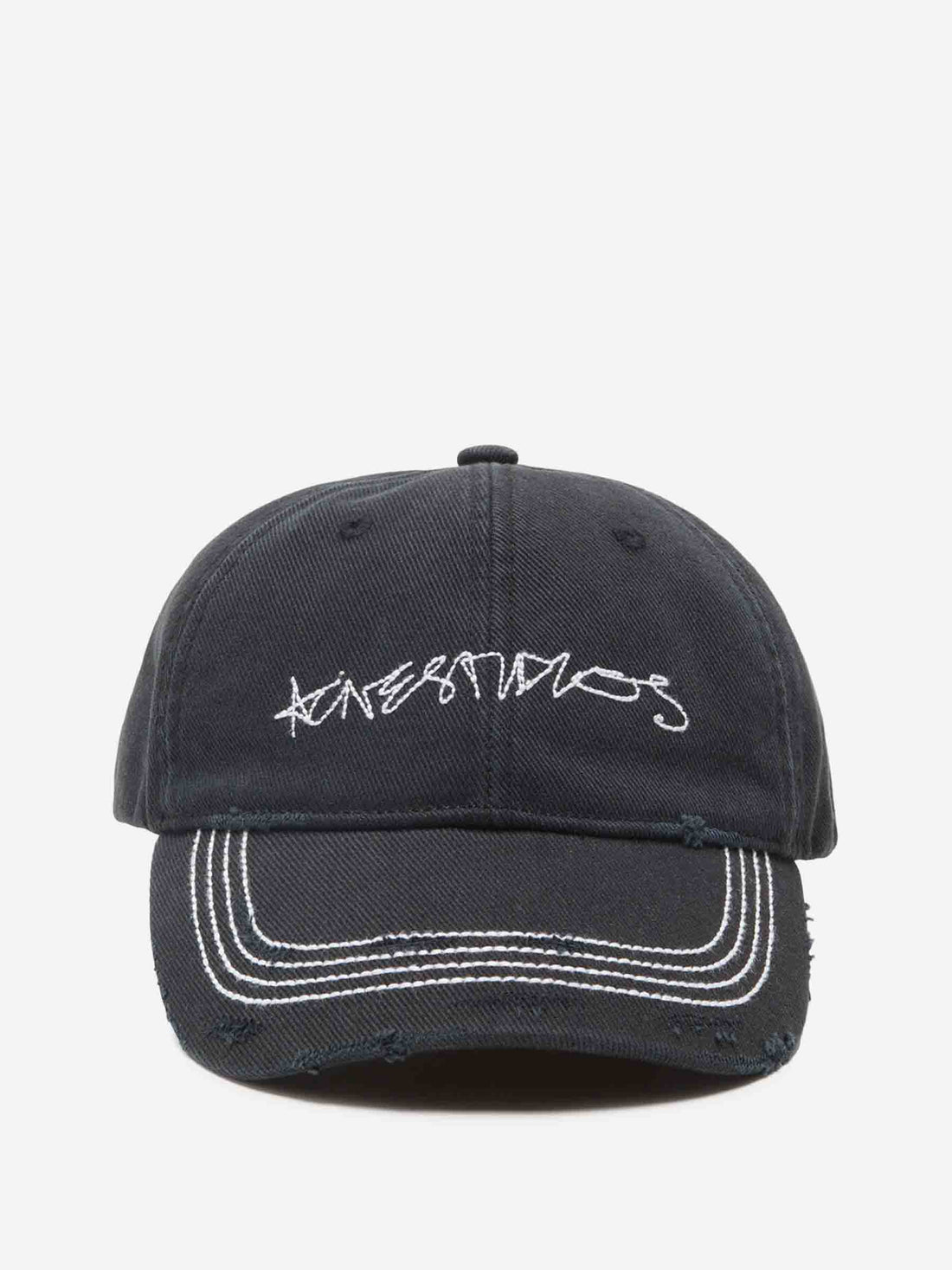 Outlet online Acne Studios Hombre Gorra Logo Algodón color Negro sku 695-001881 01 - Foto 1