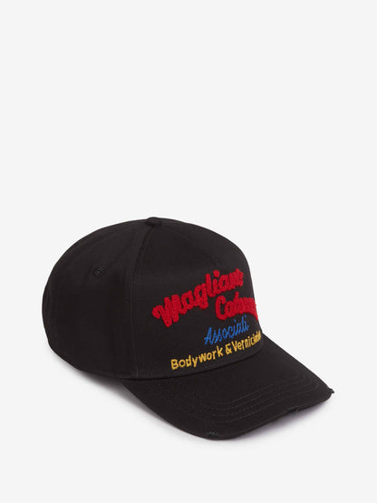 Outlet online Dsquared2 Hombre Gorra Maxi Logo color Negro sku 695-001901 01 - Foto 1