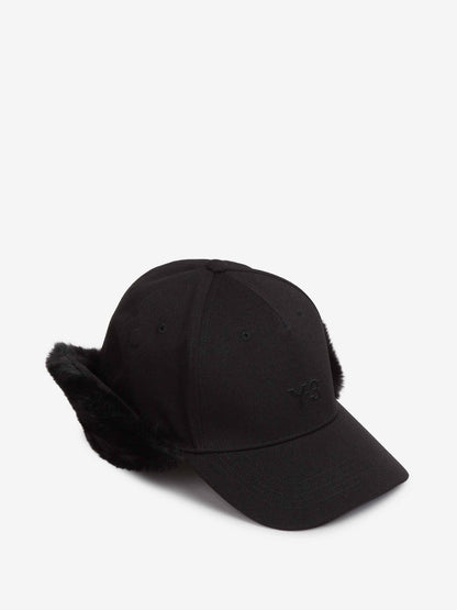 Outlet online Adidas Y-3 Hombre Gorra Ear Cap color Negro sku 695-001946 01 - Foto 1