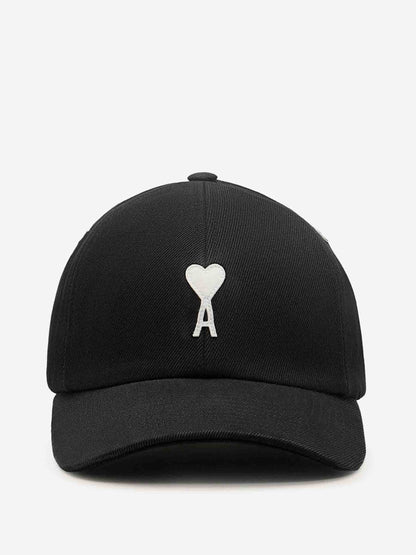Outlet online Ami Paris Hombre Gorra Patch color Negro sku 695-001973 01 - Foto 1