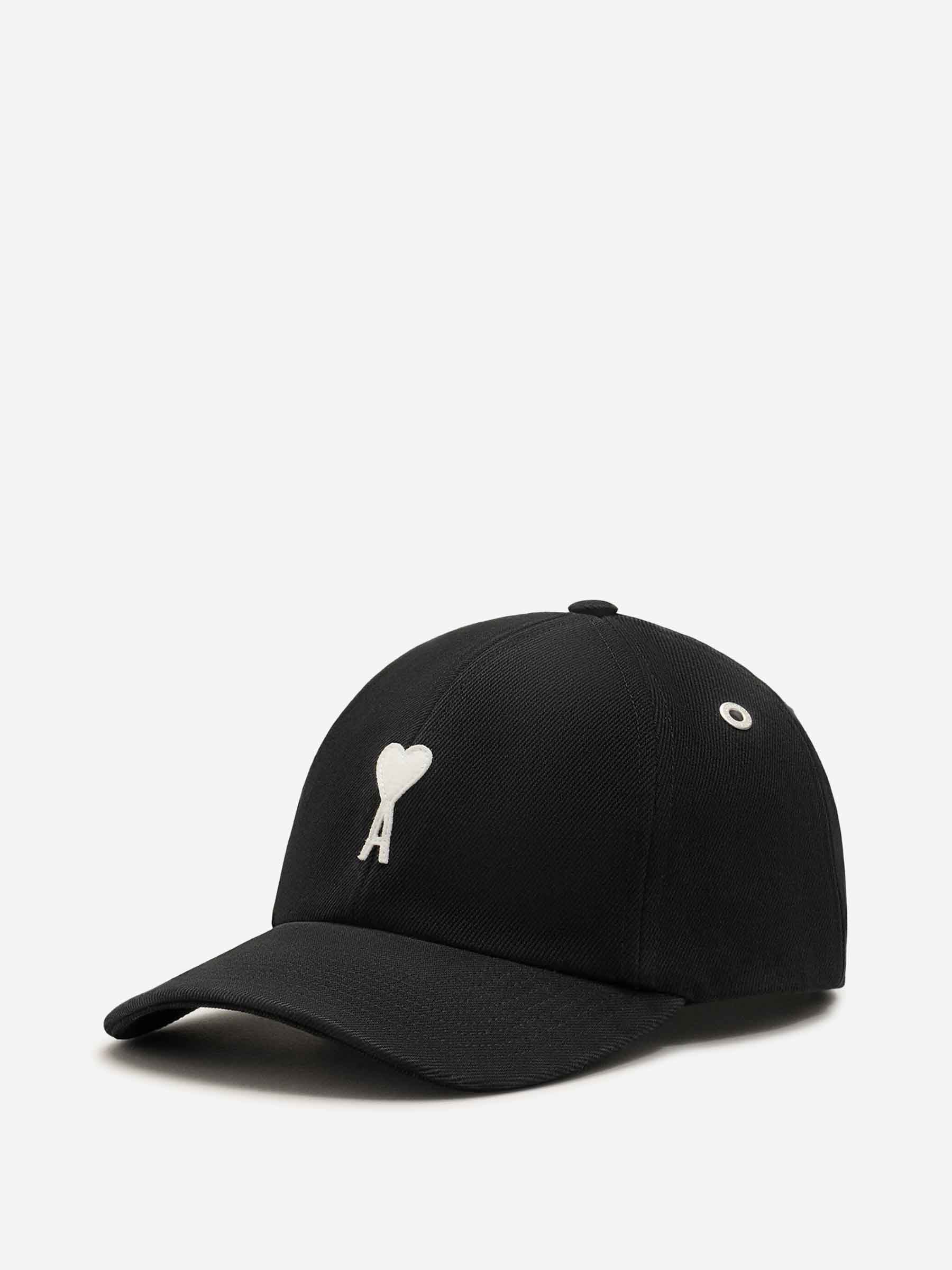 Outlet online Ami Paris Hombre Gorra Patch color Negro sku 695-001973 01 - Foto 2