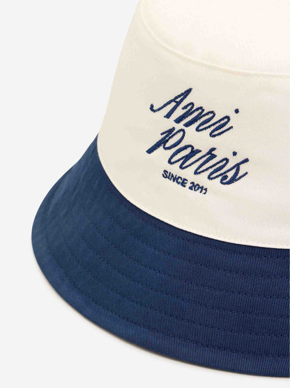 Ami Paris Hombre Barcelona Sombrero Pescador color Blanco sku 695-001975 01 - Foto 3