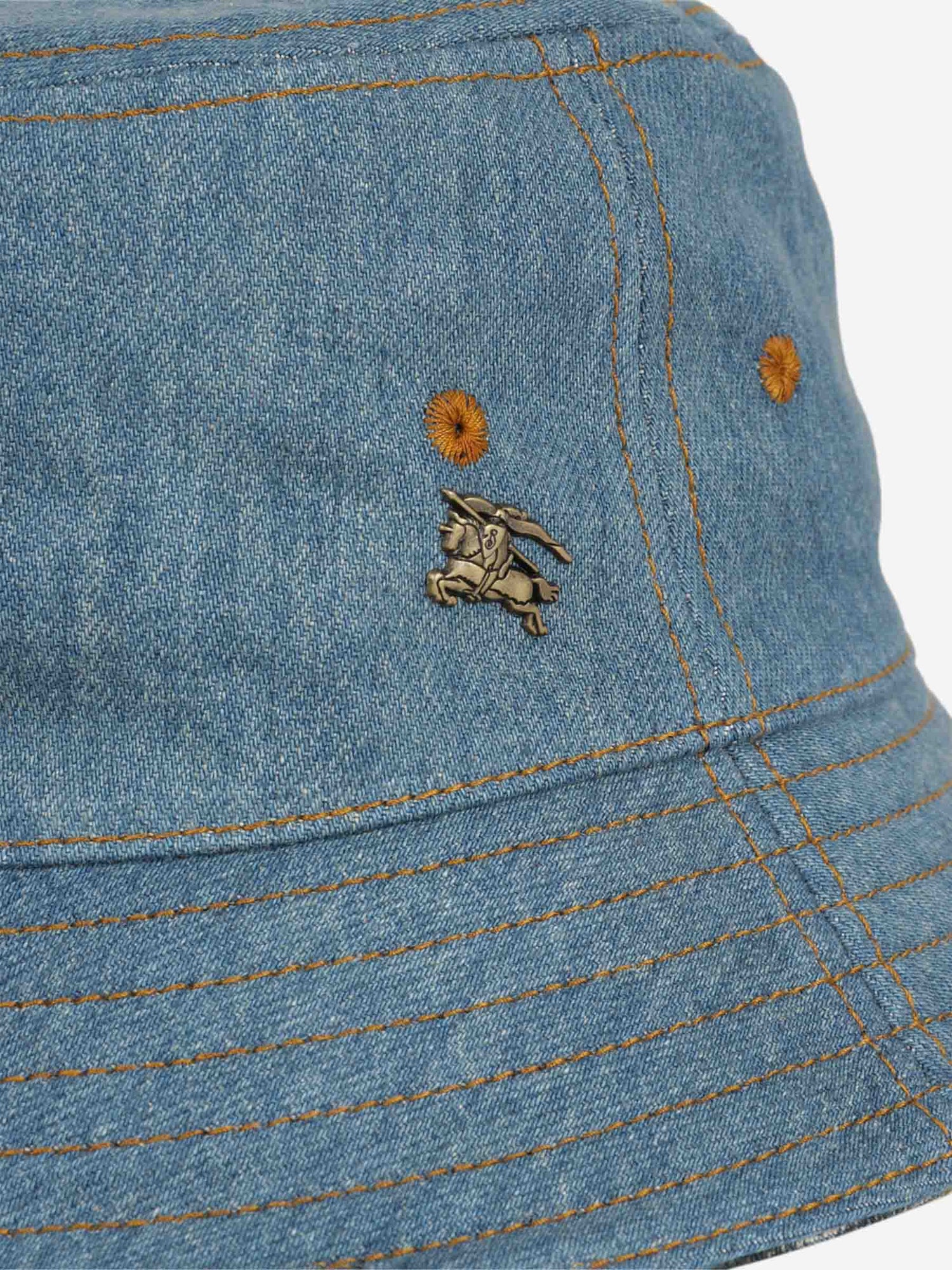Burberry Hombre Barcelona Sombrero Denim Pescador color Azul Denim sku 697-000251 01 - Foto 3