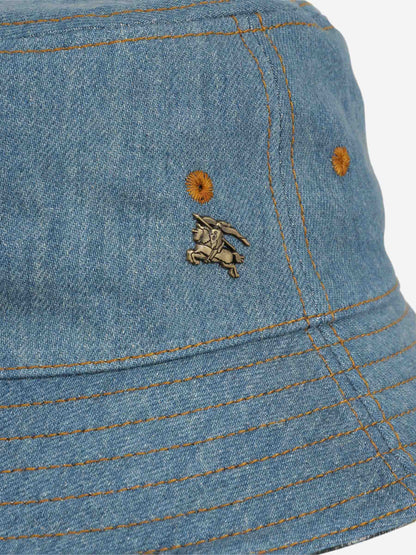 Burberry Hombre Barcelona Sombrero Denim Pescador color Azul Denim sku 697-000251 01 - Foto 3