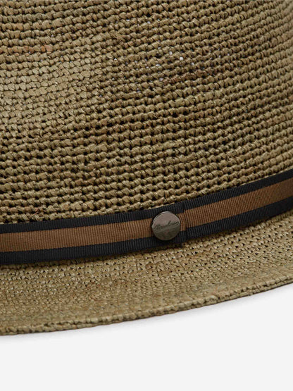 Borsalino Hombre Barcelona Sombrero Paja Crochet color Verde Militar sku 697-000276 02 - Foto 5