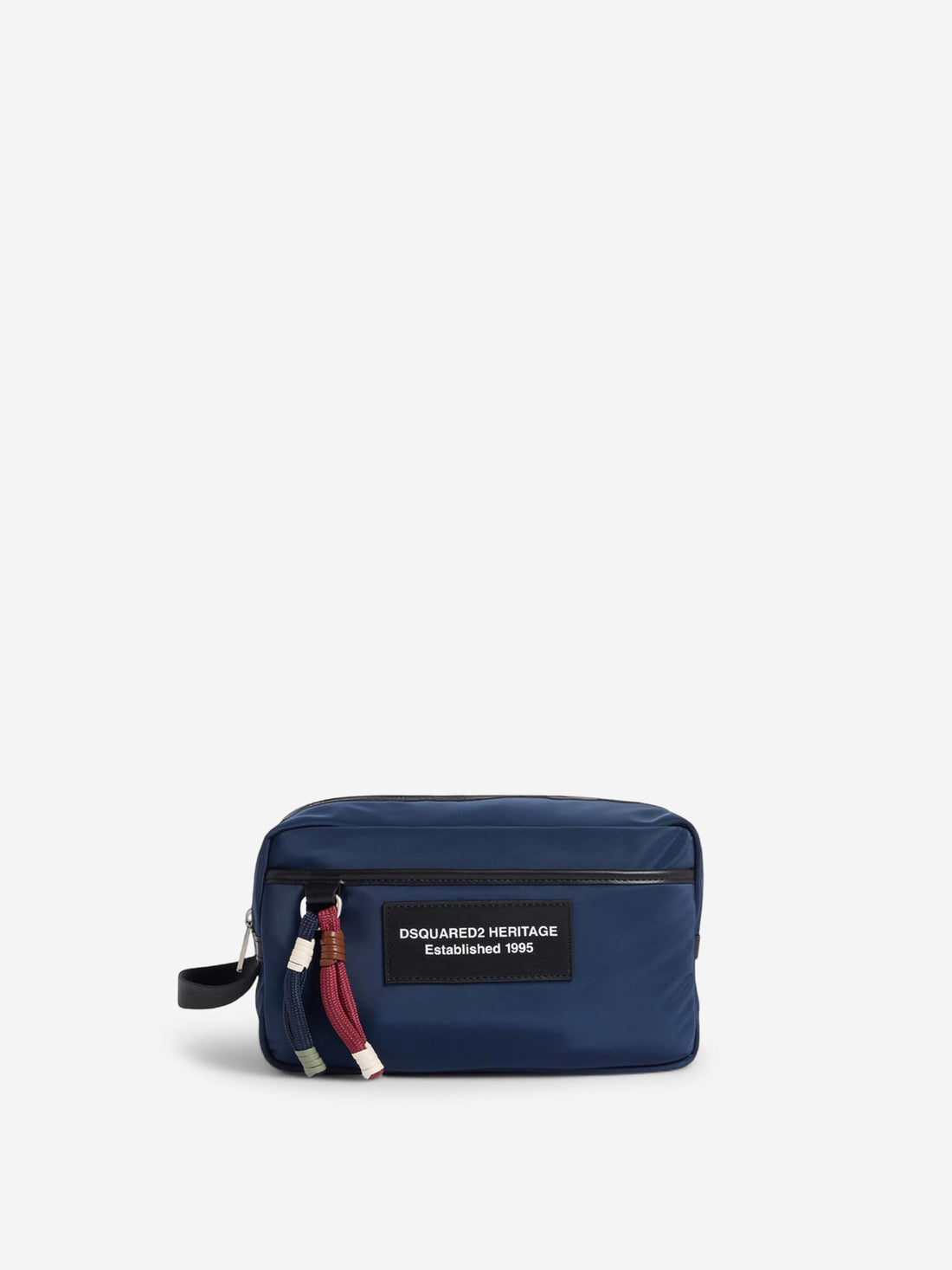 Outlet online Dsquared2 Hombre Neceser Heritage Poliéster color Azul Marino sku 699-002334 01 - Foto 1