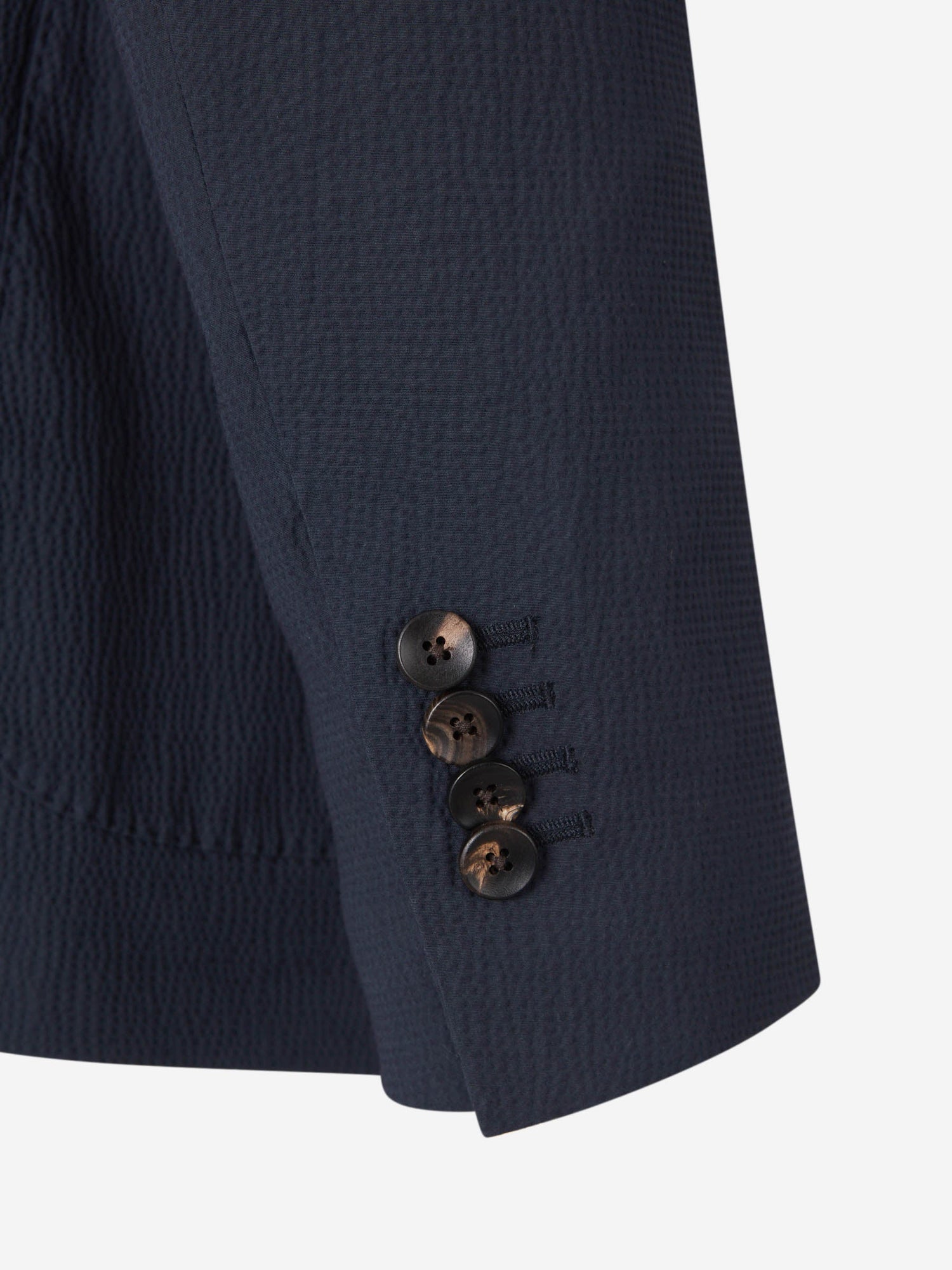 Outlet online Lardini Hombre Traje Texturizado Algodón color Azul Noche sku 312-002821 01 - Foto 5