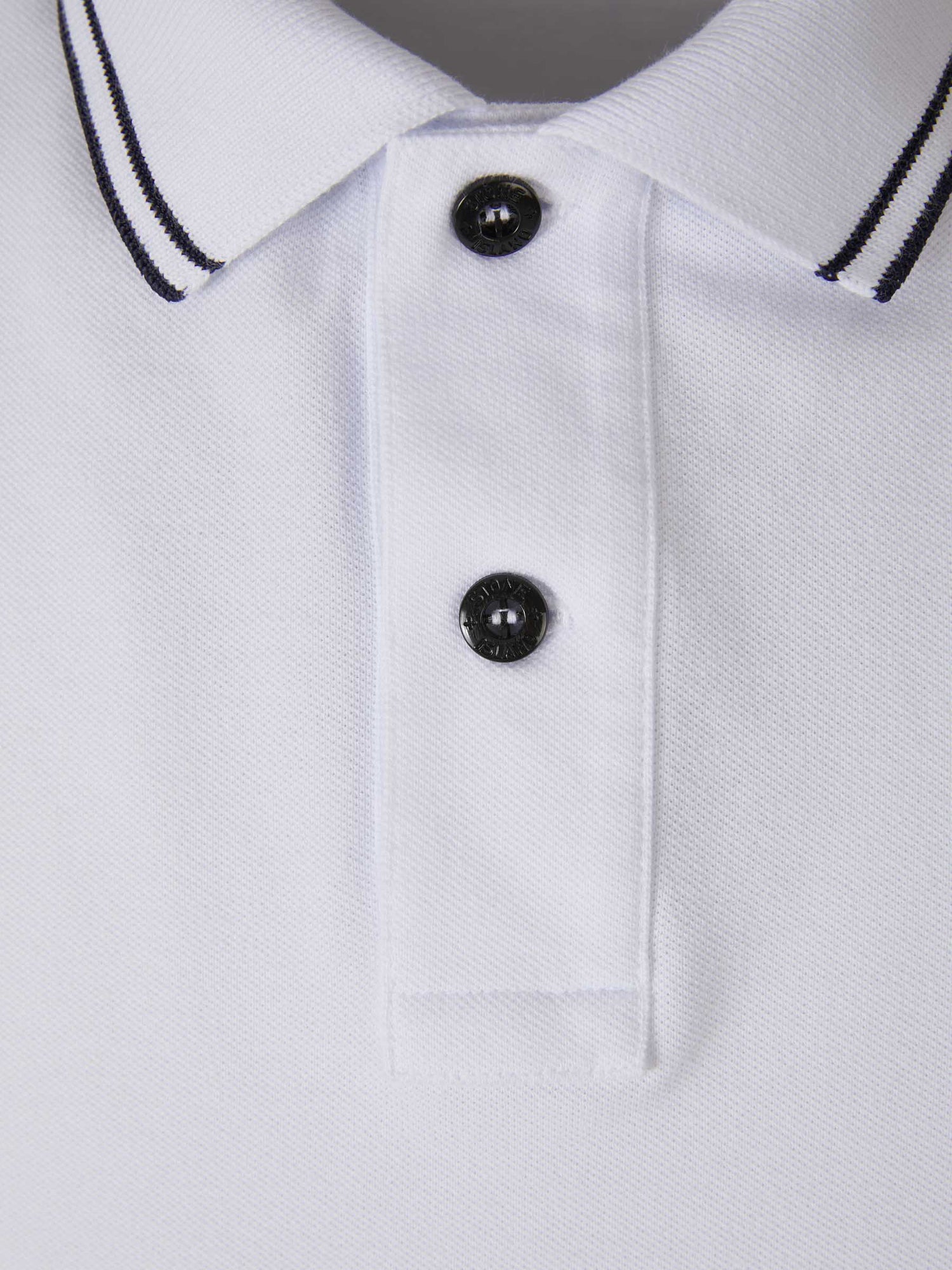 Outlet online Stone Island Hombre Polo Piqué Detalle Rayas color Blanco sku 552-001406 01 - Foto 3
