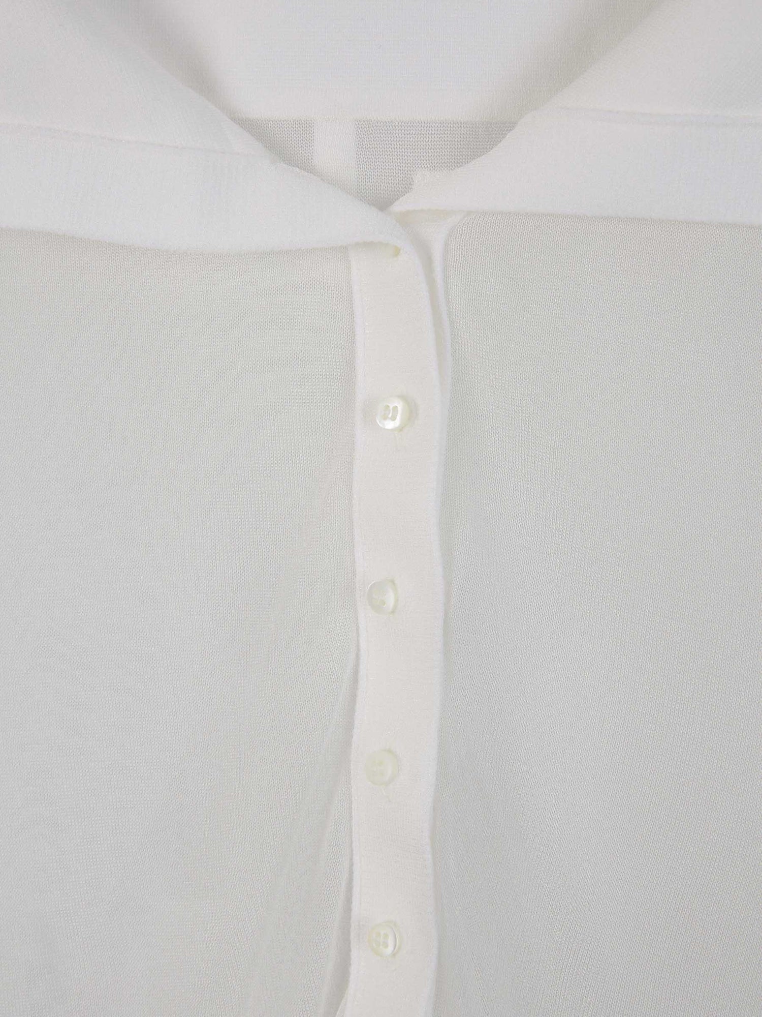 Outlet online Jacquemus Mujer Camisa La Chemise Brezza color Blanco sku 701-002015 01 - Foto 4