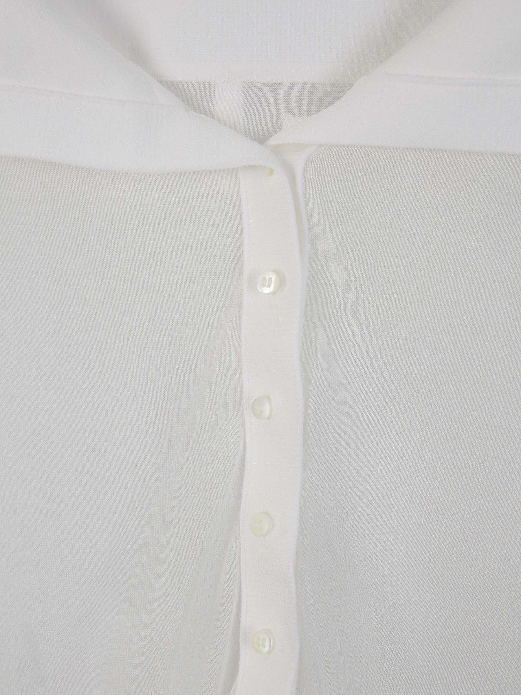 Outlet online Jacquemus Mujer Camisa La Chemise Brezza color Blanco sku 701-002015 01 - Foto 4