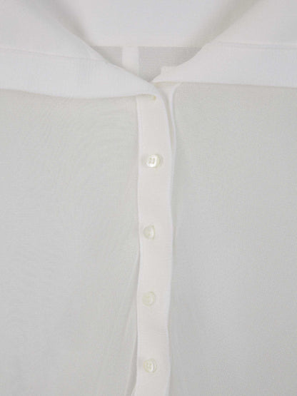 Outlet online Jacquemus Mujer Camisa La Chemise Brezza color Blanco sku 701-002015 01 - Foto 4