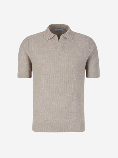 Outlet online Gran Sasso Hombre Polo Skipper Lino color Beis sku 552-001489 01 - Foto 1