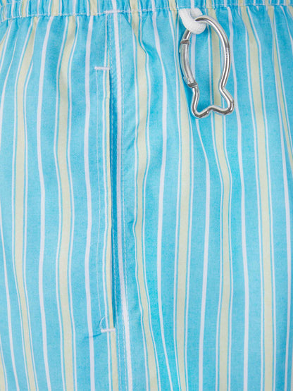 Outlet online Fedeli Hombre Bañador Motivo Rayas color Azul sku 561-001325 01 - Foto 3