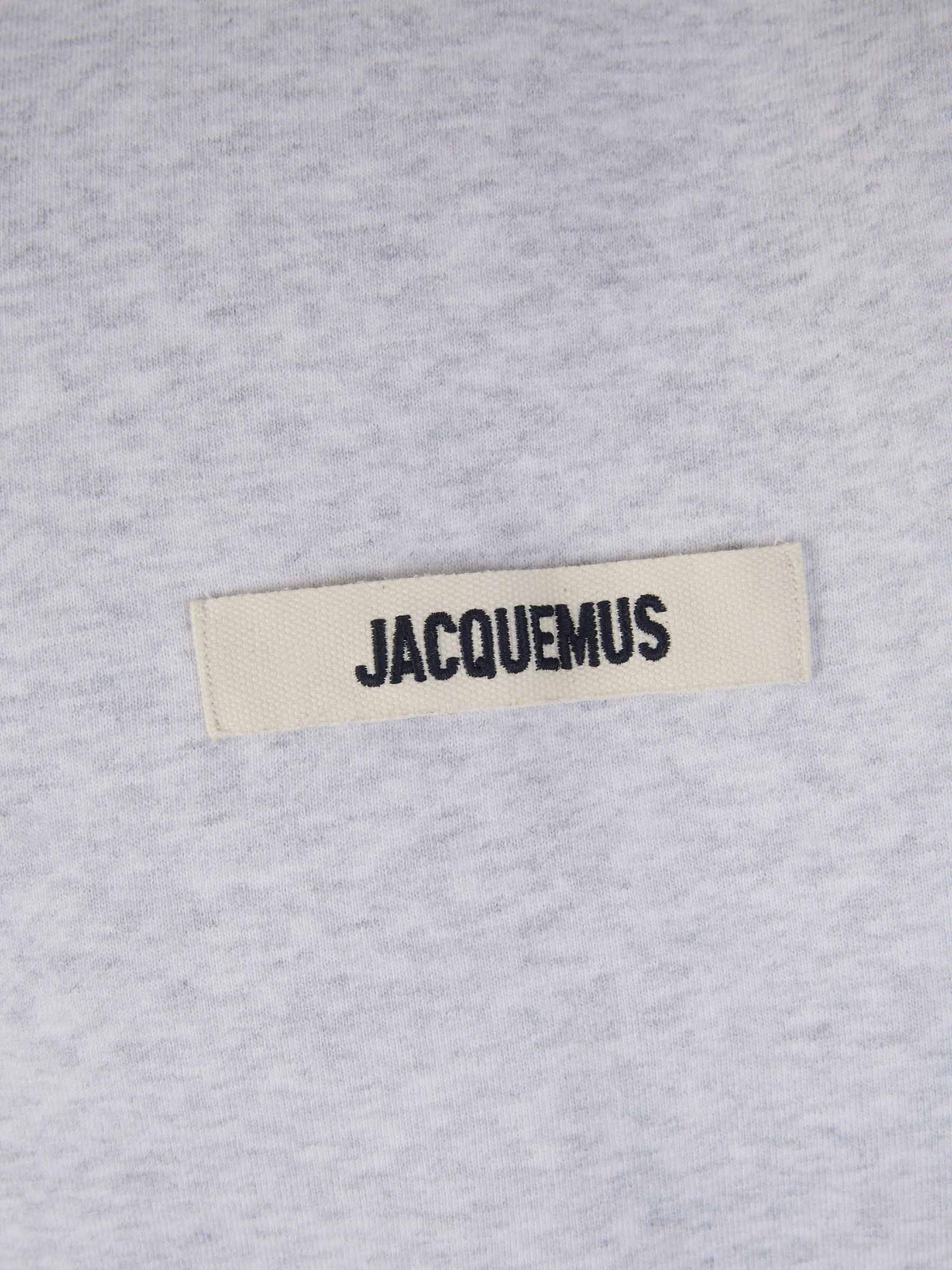 Outlet online Jacquemus Hombre Sudadera Capucha Algodón color Gris Claro sku 545-001565 01 - Foto 4