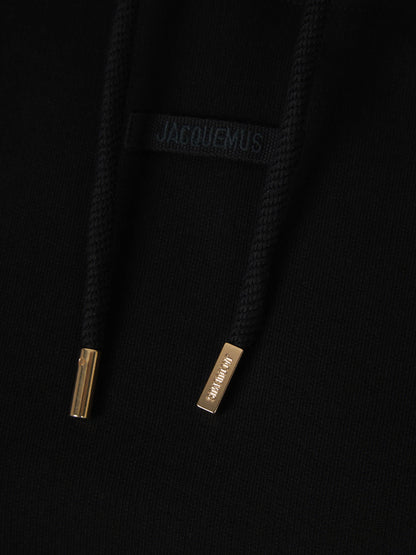 Outlet online Jacquemus Mujer Sudadera Le Gros Grain color Negro sku 715-000146 02 - Foto 8