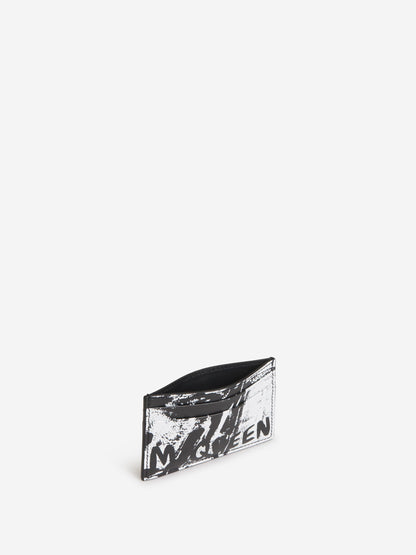 Outlet online McQueen Hombre Tarjetero Estampado Piel color Negro sku 691-001276 01 - Foto 2