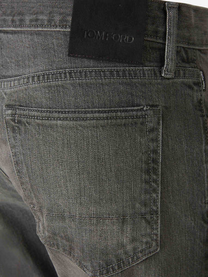 Outlet online Tom Ford Hombre Jeans Slim Fit Algodón color Negro sku 522-002576 01 - Foto 4
