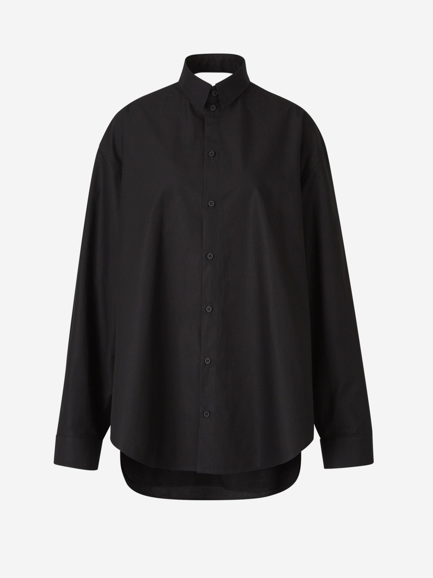 Outlet online Balenciaga Mujer Vestido Mini Camisero Suspended color Negro sku 732-001411 01 - Foto 1