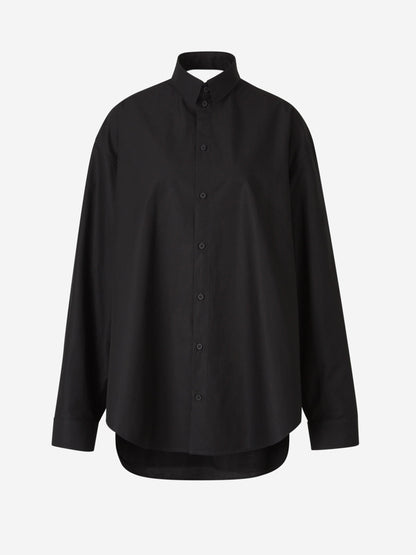 Outlet online Balenciaga Mujer Vestido Mini Camisero Suspended color Negro sku 732-001411 01 - Foto 1