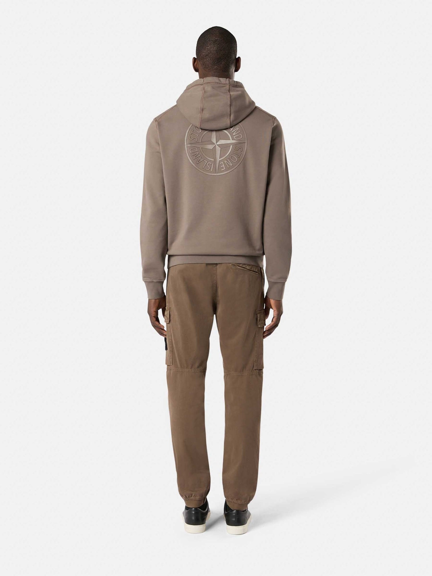 Outlet online Stone Island Hombre Sudadera Logo Algodón color Marron sku 545-001662 03 - Foto 6