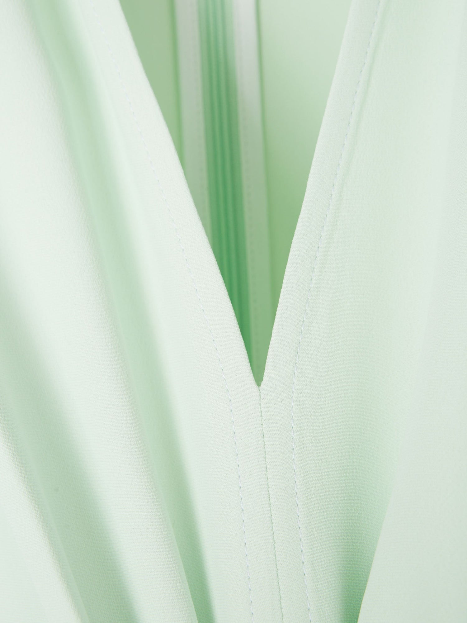 Outlet online Victoria Beckham Mujer Vestido Midi Crepé color Verde Menta sku 721-000236 01 - Foto 3