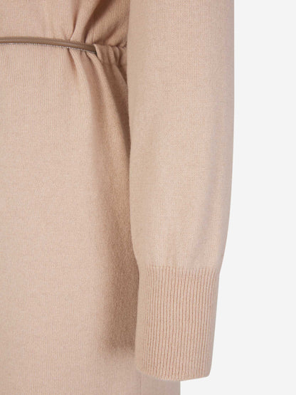 Outlet online Peserico Mujer Vestido Punto Midi color Rosa Empolvado sku 721-000101 01 - Foto 4
