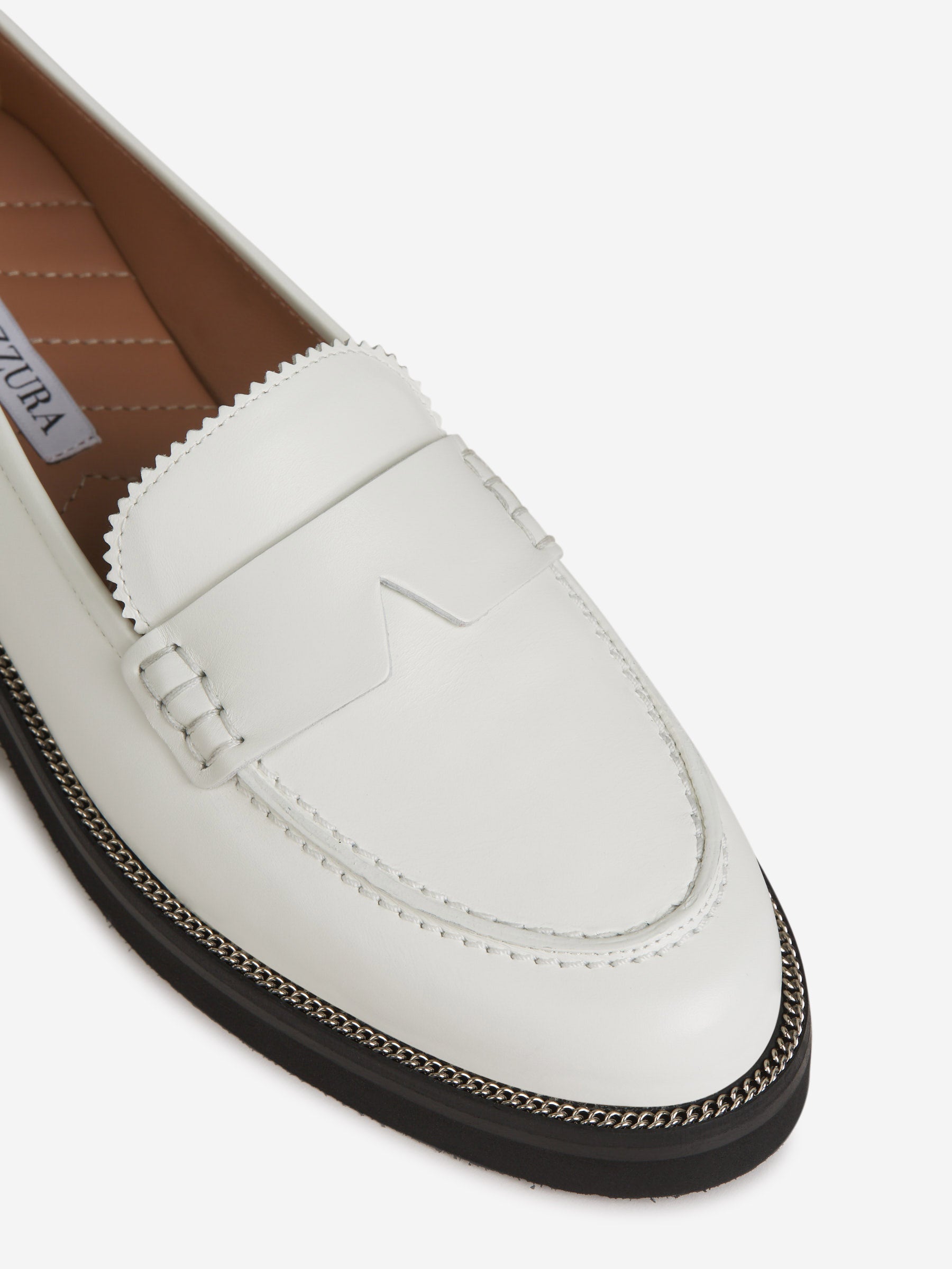 Outlet online Aquazzura Mujer Mocasines Aqua Piel color Blanco sku 800-005165 01 - Foto 5