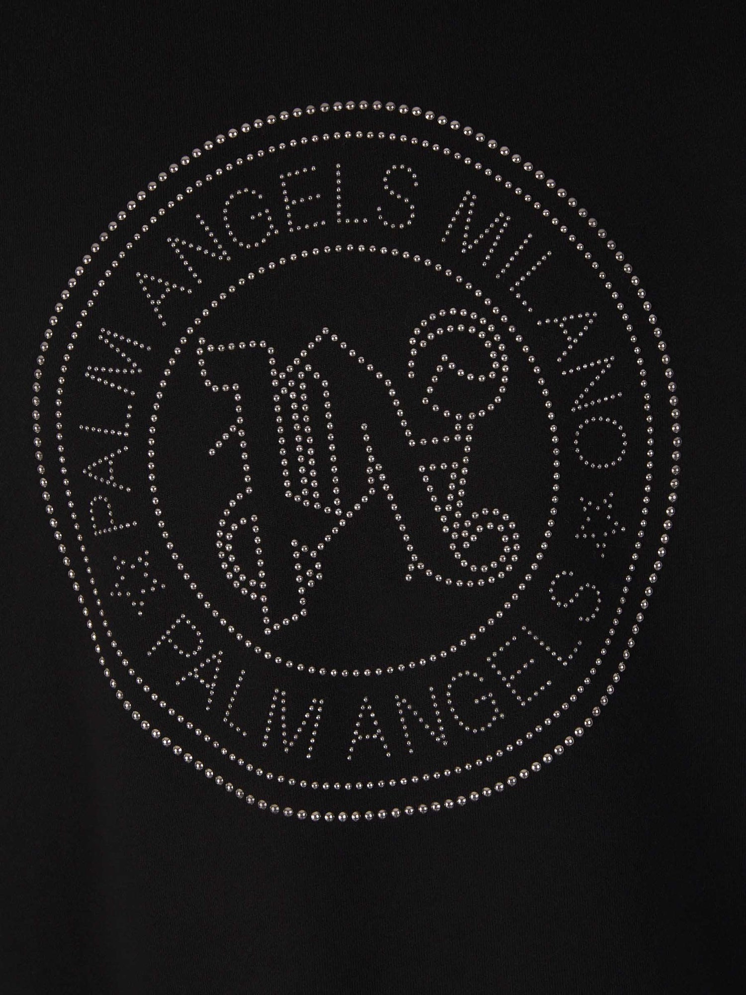 Outlet online Palm Angels Hombre Sudadera Crewneck Algodón color Negro sku 542-002335 01 - Foto 4