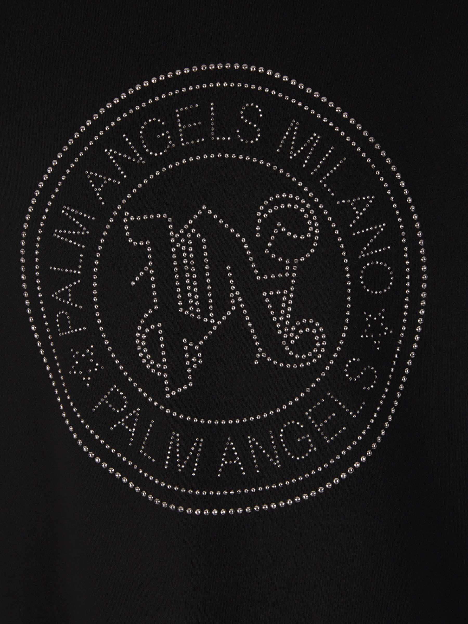 Outlet online Palm Angels Hombre Sudadera Crewneck Algodón color Negro sku 542-002335 01 - Foto 4