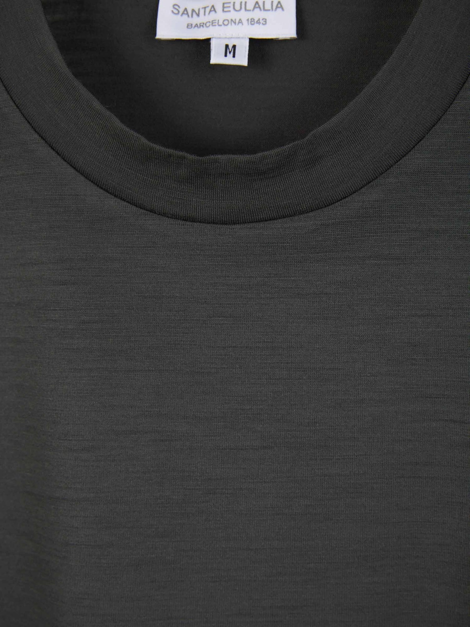 Santa Eulalia Camiseta Lisa Lana color Verde Jungla sku 553-003413 02 - Foto 3