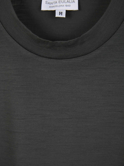 Santa Eulalia Camiseta Lisa Lana color Verde Jungla sku 553-003413 02 - Foto 3