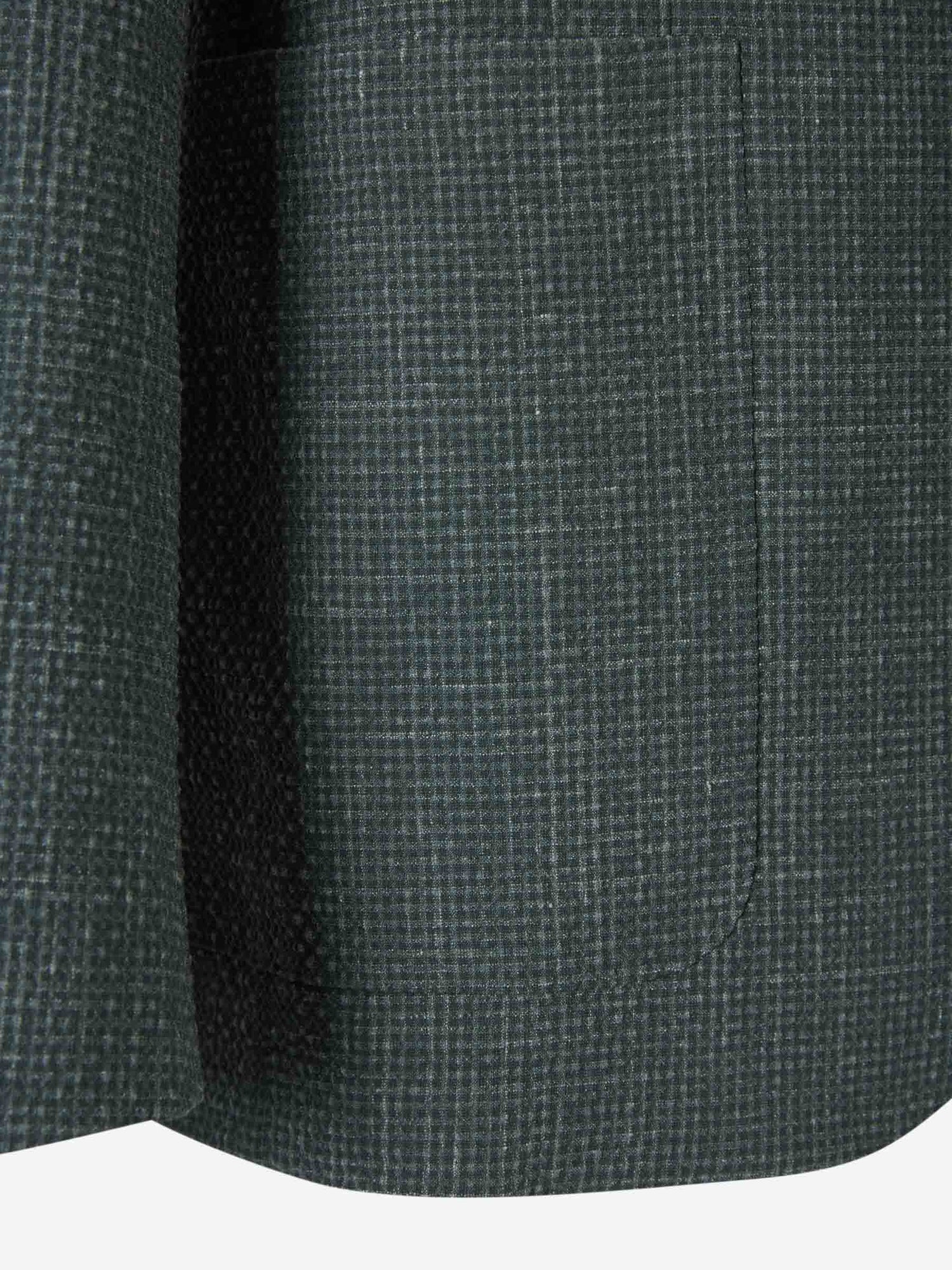 Outlet online Canali Hombre Americana Bicolor Lana color Verde Menta sku 302-003462 02 - Foto 4
