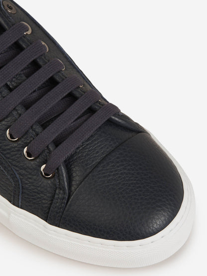 Outlet online Brioni Hombre Sneakers Sustainable Piel color Azul Noche sku 616-002649 01 - Foto 5