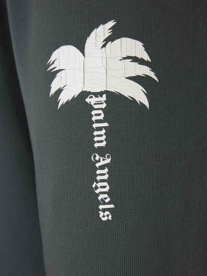 Outlet online Palm Angels Hombre Joggers Algodón Logo color Gris Antracita sku 521-002997 01 - Foto 5