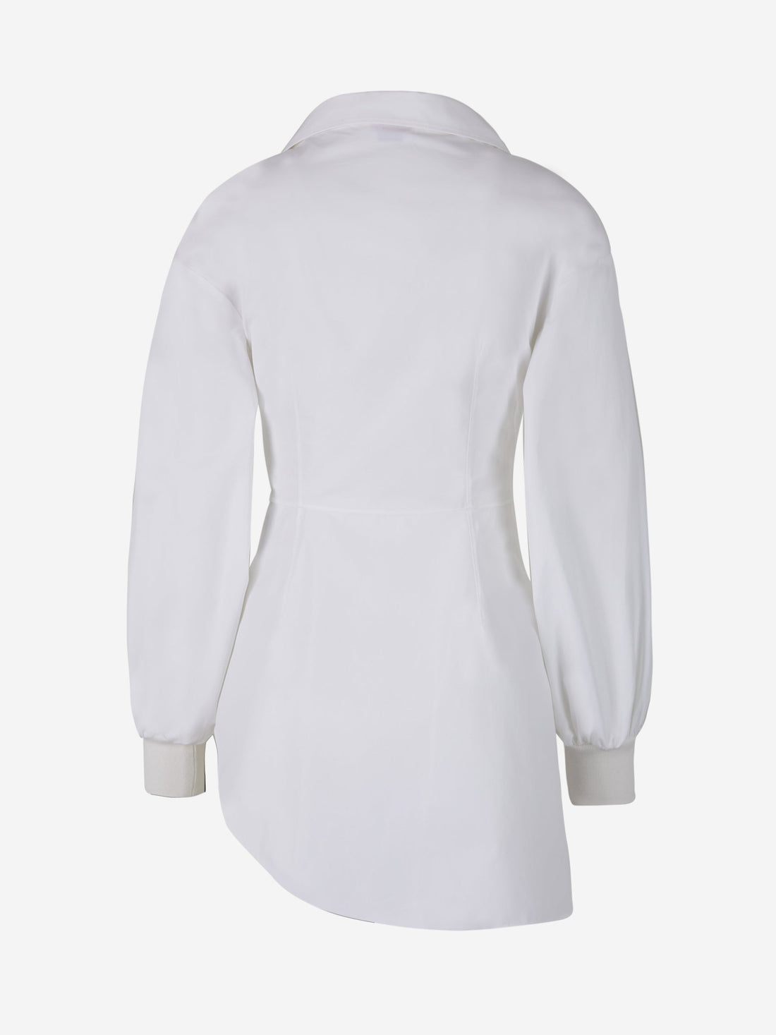 Outlet online McQueen Mujer Camisa Asimétrica Popelina color Blanco sku 701-001808 01 - Foto 2
