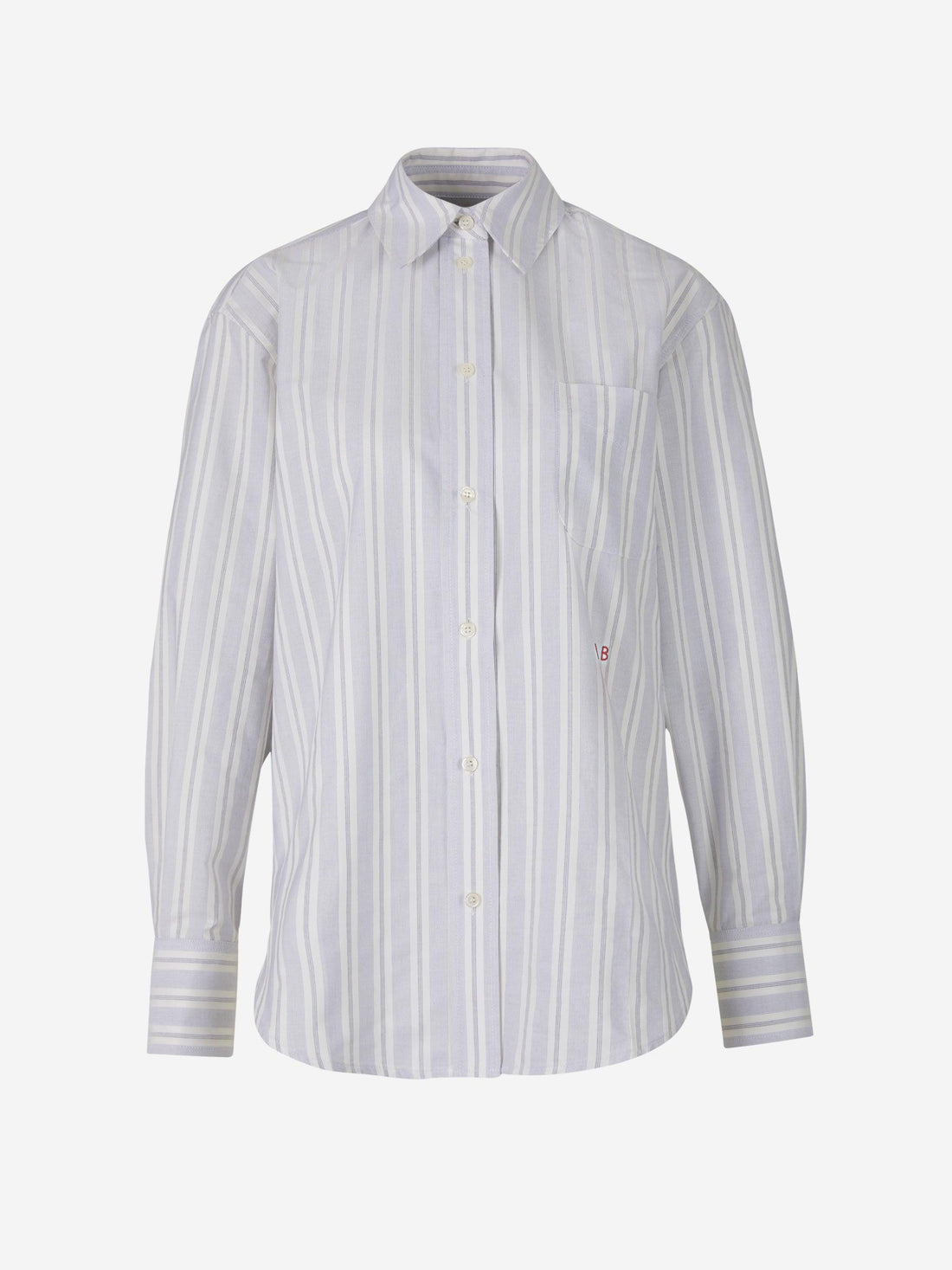 Victoria Beckham Camisa Oversized Rayas color Crema sku 701-001829 00 - Foto 1