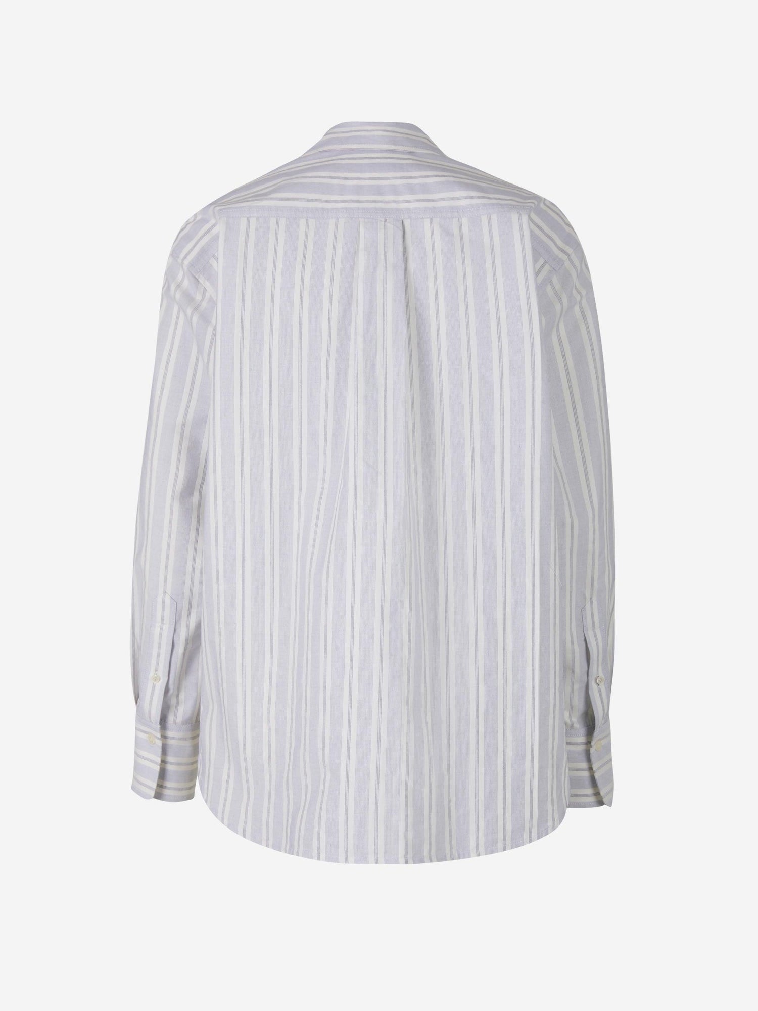 Victoria Beckham Camisa Oversized Rayas color Crema sku 701-001829 00 - Foto 2