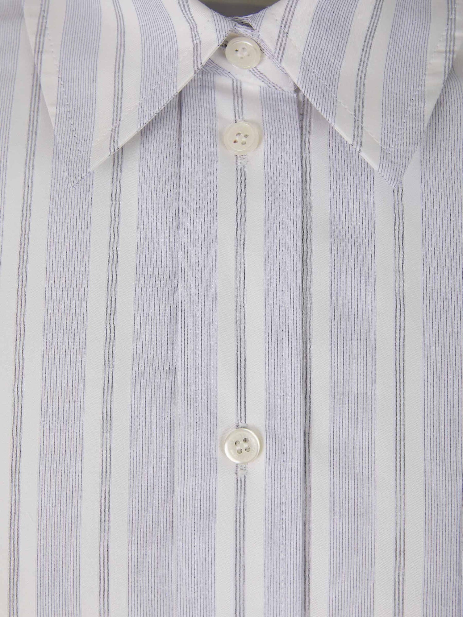 Victoria Beckham Camisa Oversized Rayas color Crema sku 701-001829 00 - Foto 3