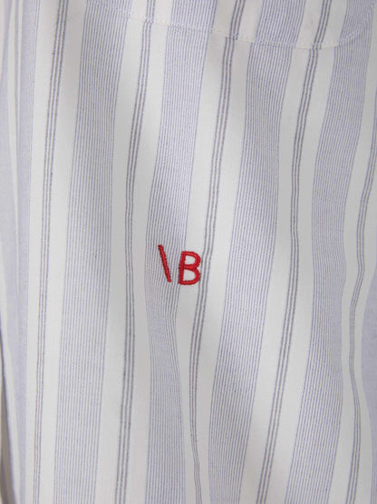 Victoria Beckham Camisa Oversized Rayas color Crema sku 701-001829 00 - Foto 4