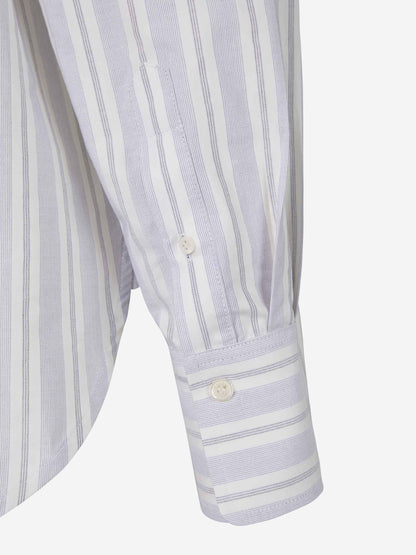 Victoria Beckham Camisa Oversized Rayas color Crema sku 701-001829 00 - Foto 5