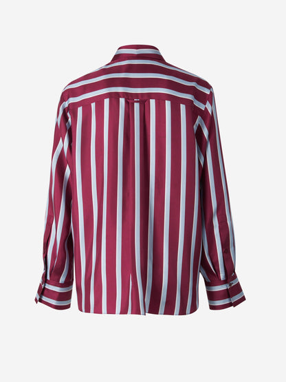 Outlet online Dorothee Schumacher Mujer Blusa Motivo Rayas color Verde Oscuro sku 701-001977 01 - Foto 2