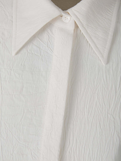 Outlet online Proenza Schouler Mujer Camisa Diseño Crinkled color Beis sku 701-001979 00 - Foto 3