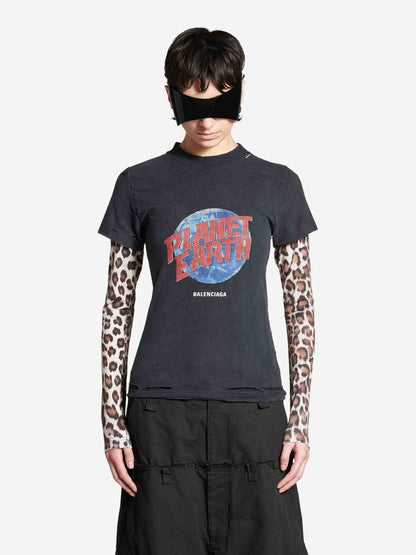 Outlet online Balenciaga Mujer Camisa Oversize Popelin color Blanco sku 701-002123 01 - Foto 5