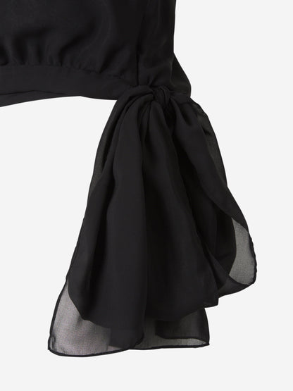 Peserico Mujer Barcelona Blusa Asimétrico Fluido color Negro sku 701-002175 01 - Foto 2