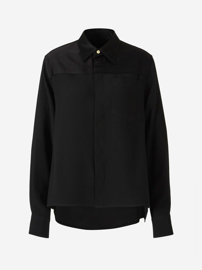 Ami Paris Mujer Barcelona Camisa Lisa Ami de Coeur color Negro sku 701-002179 01 - Foto 1