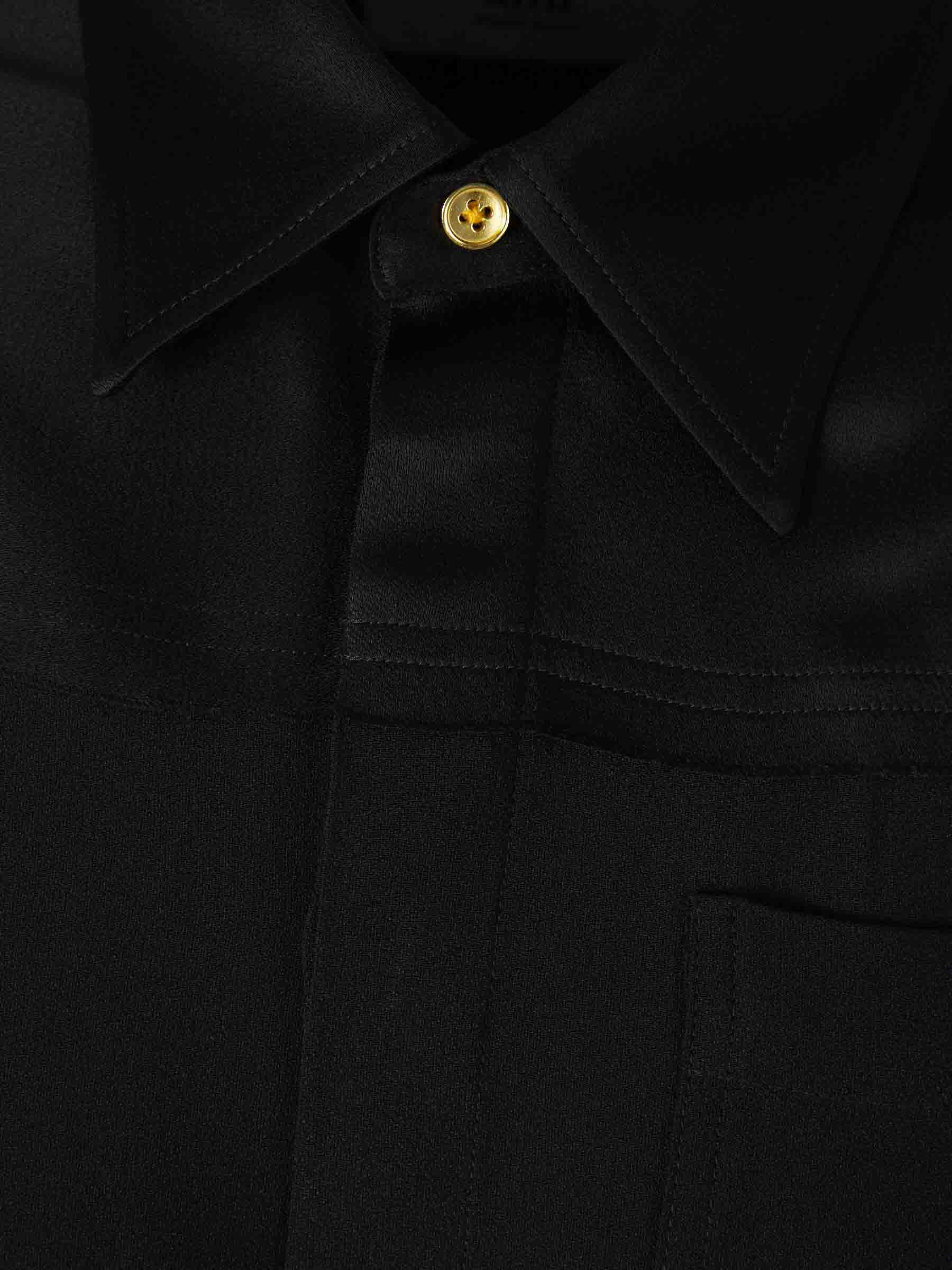 Ami Paris Mujer Barcelona Camisa Lisa Ami de Coeur color Negro sku 701-002179 01 - Foto 3