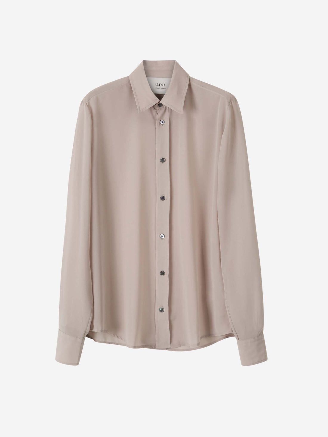 Ami Paris Mujer Barcelona Blusa Clásica Crepé color Taupe sku 701-002180 01 - Foto 1