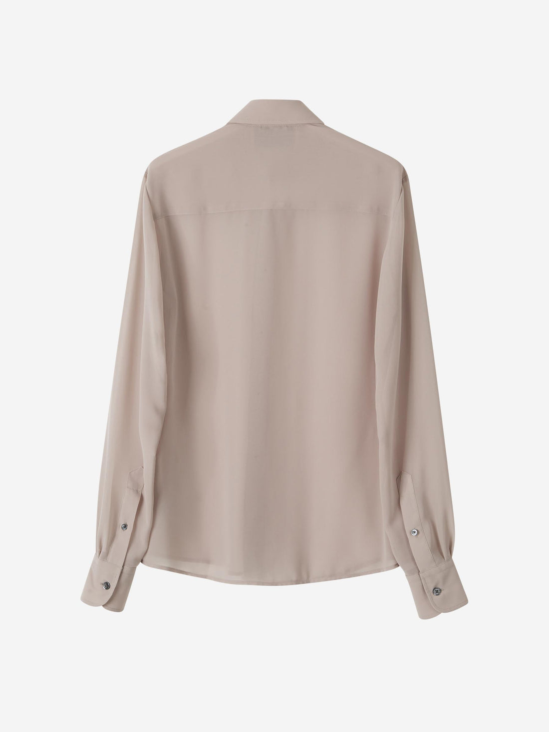 Ami Paris Mujer Barcelona Blusa Clásica Crepé color Taupe sku 701-002180 01 - Foto 2