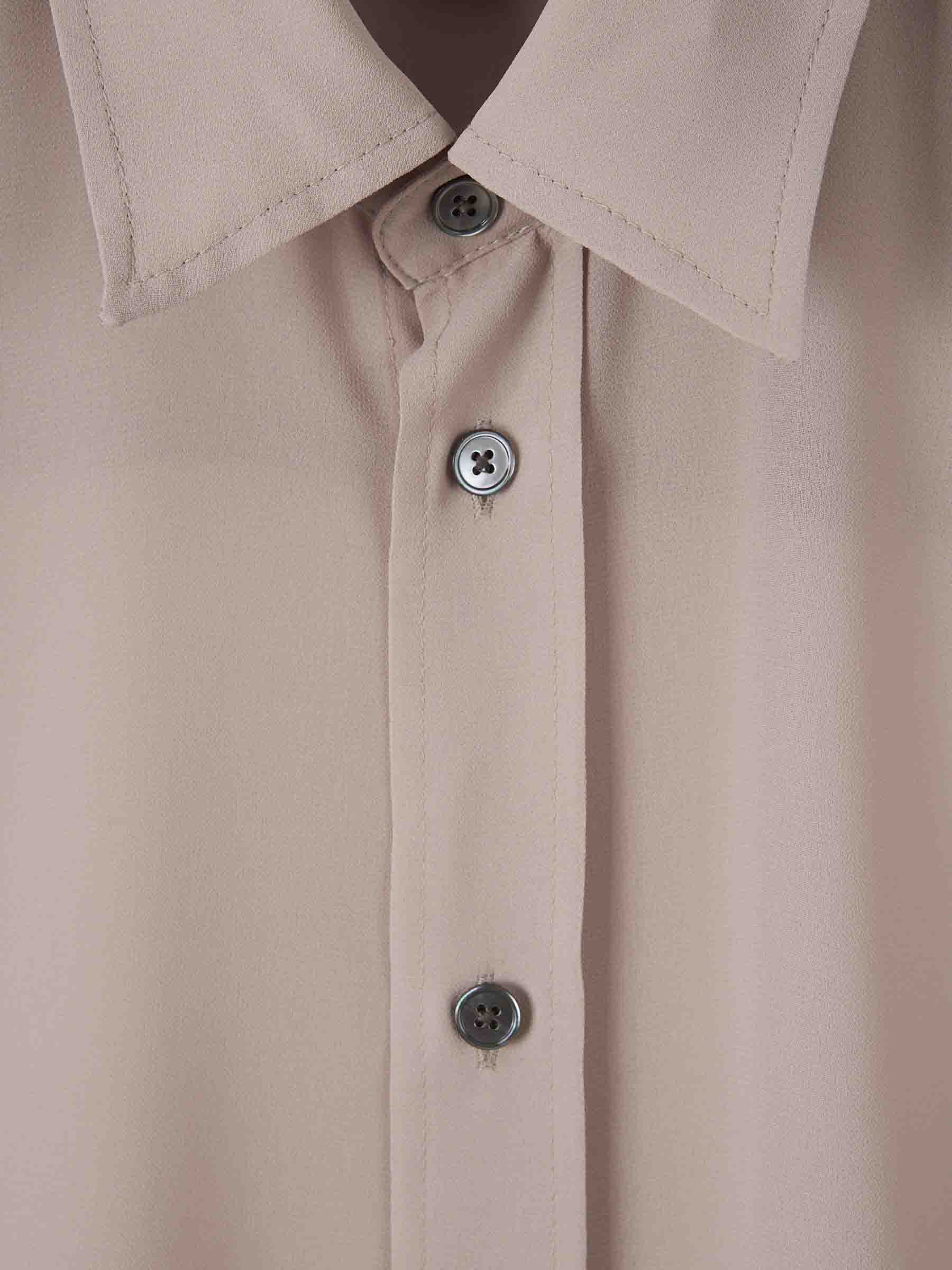 Ami Paris Mujer Barcelona Blusa Clásica Crepé color Taupe sku 701-002180 01 - Foto 3