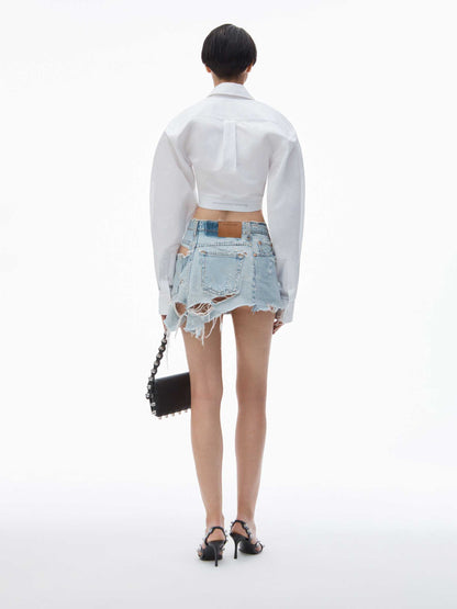 Alexander Wang Mujer Barcelona Blusa Algodón Lisa color Blanco sku 701-002183 00 - Foto 2